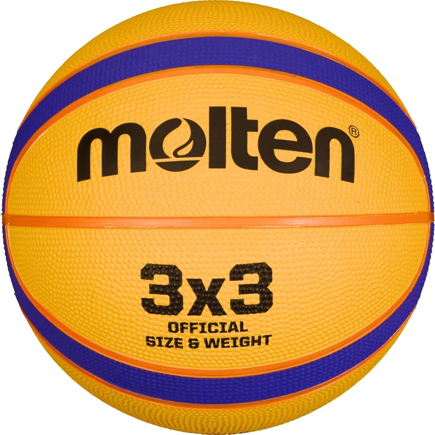 Molten Basketballkorb B33T2000 Outdoor-Trainingsball „FIBA 3x3", nach offiziellen