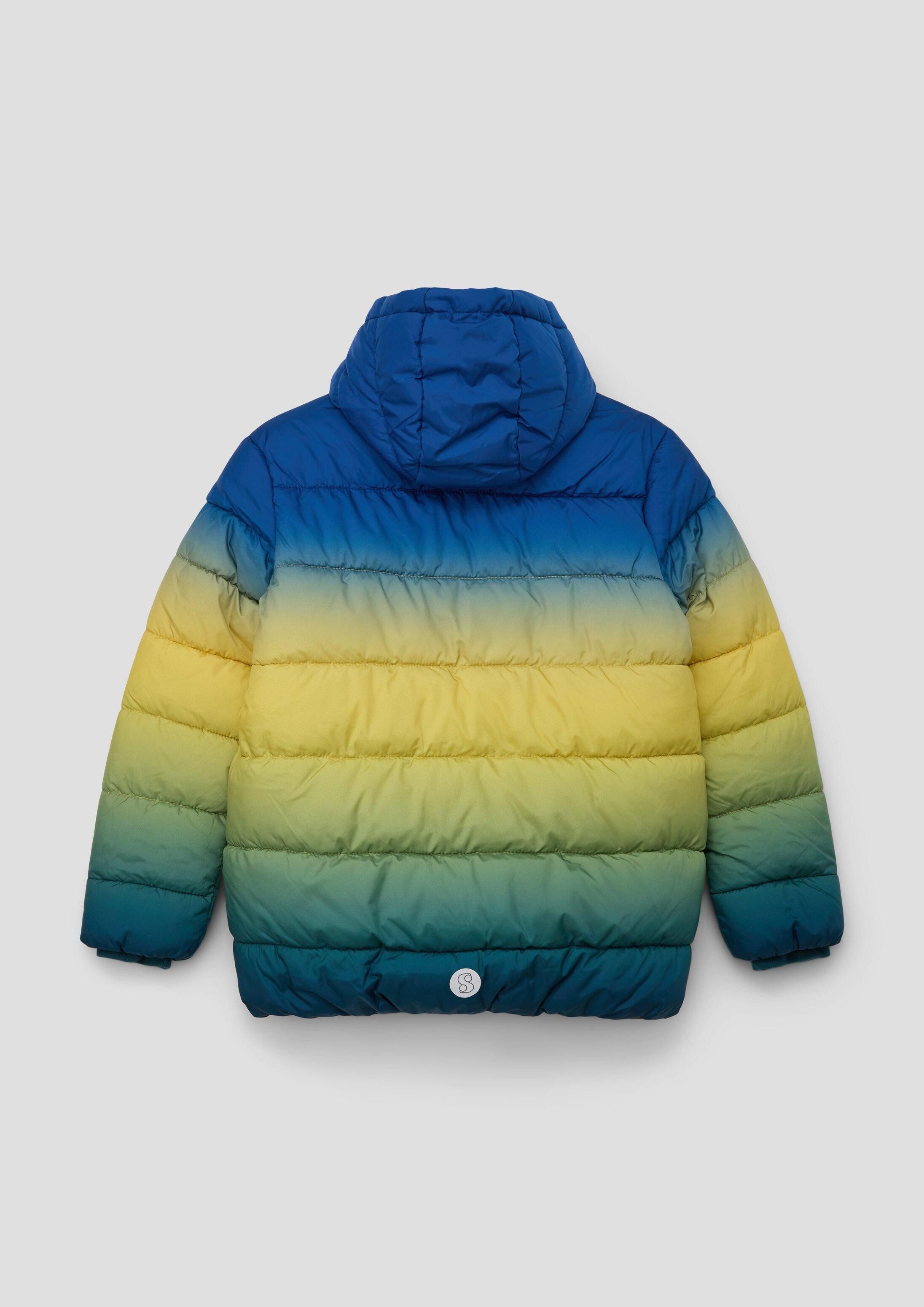 s.Oliver Winterjacke Outdoor-Jacke Steppjacke mit Farbverlauf