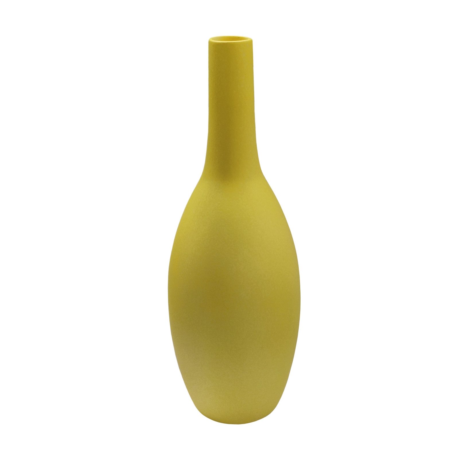 HTI-Living Dekovase Flaschenvase 40 cm Gelb (Stück, 1 St., 1 Vase), Dekovase Blumenvase