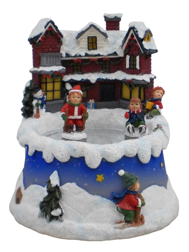Musicboxworld Spieluhr Spieluhr Schlittschuhlaufende Kinder