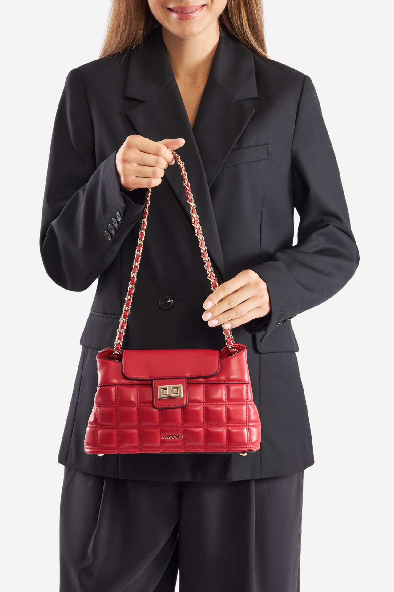 Handtasche Lasocki Kleine Tasche LSK-B-004-06 rot