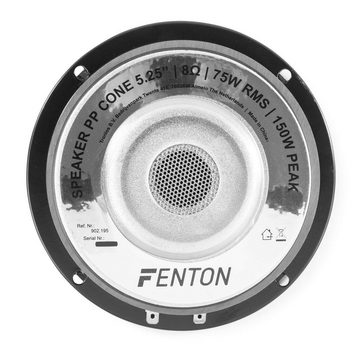 Fenton WPP13 Einbaulautsprecher (75 W, 5.25" / 13cm, Bass-Lautsprecher / Mitteltöner, Polypropylen-Membran)