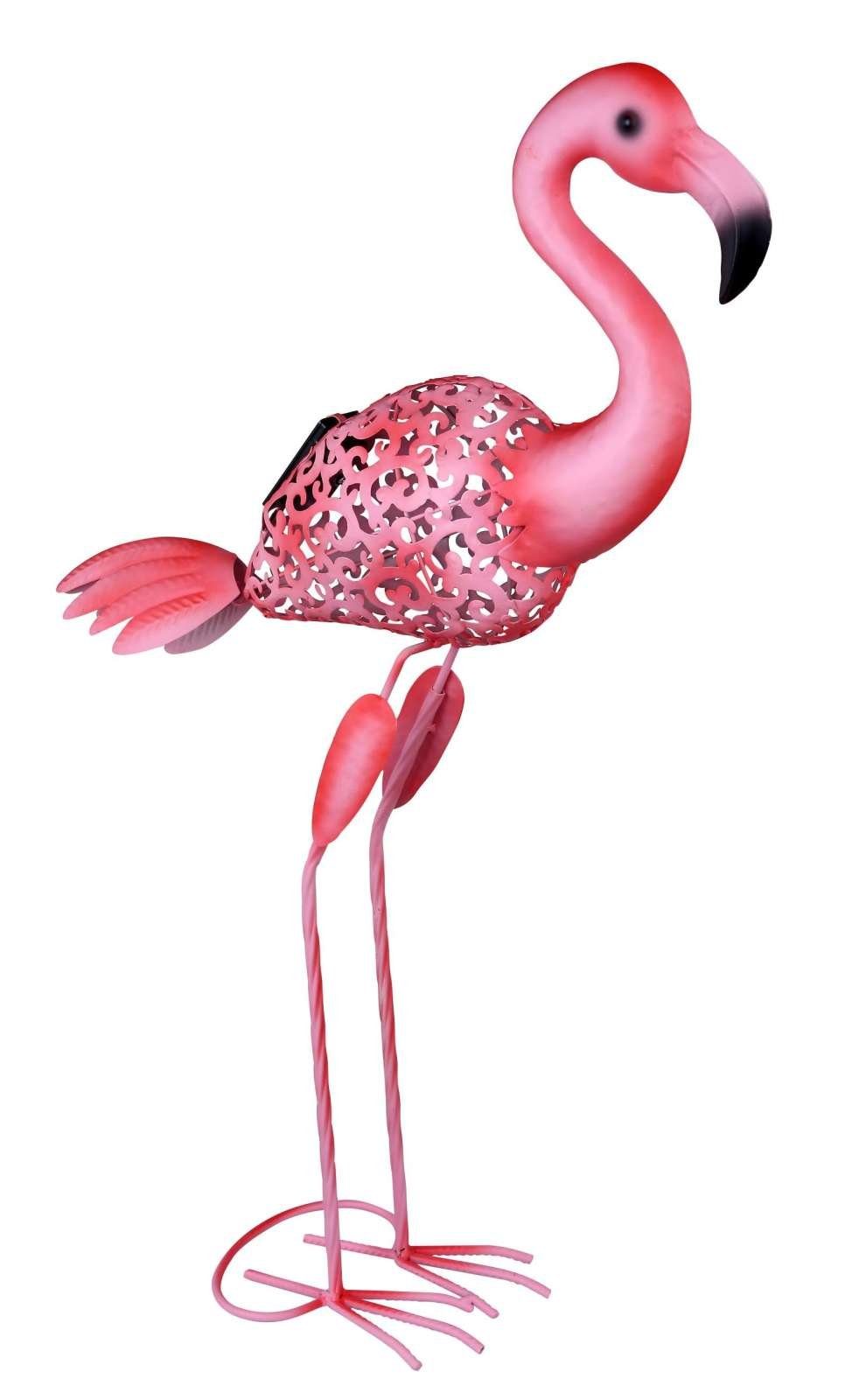 Globo LED Deko Solarleuchte Solarleuchte Außen Flamingo Garten Solarlampe GLOBO Leuchte