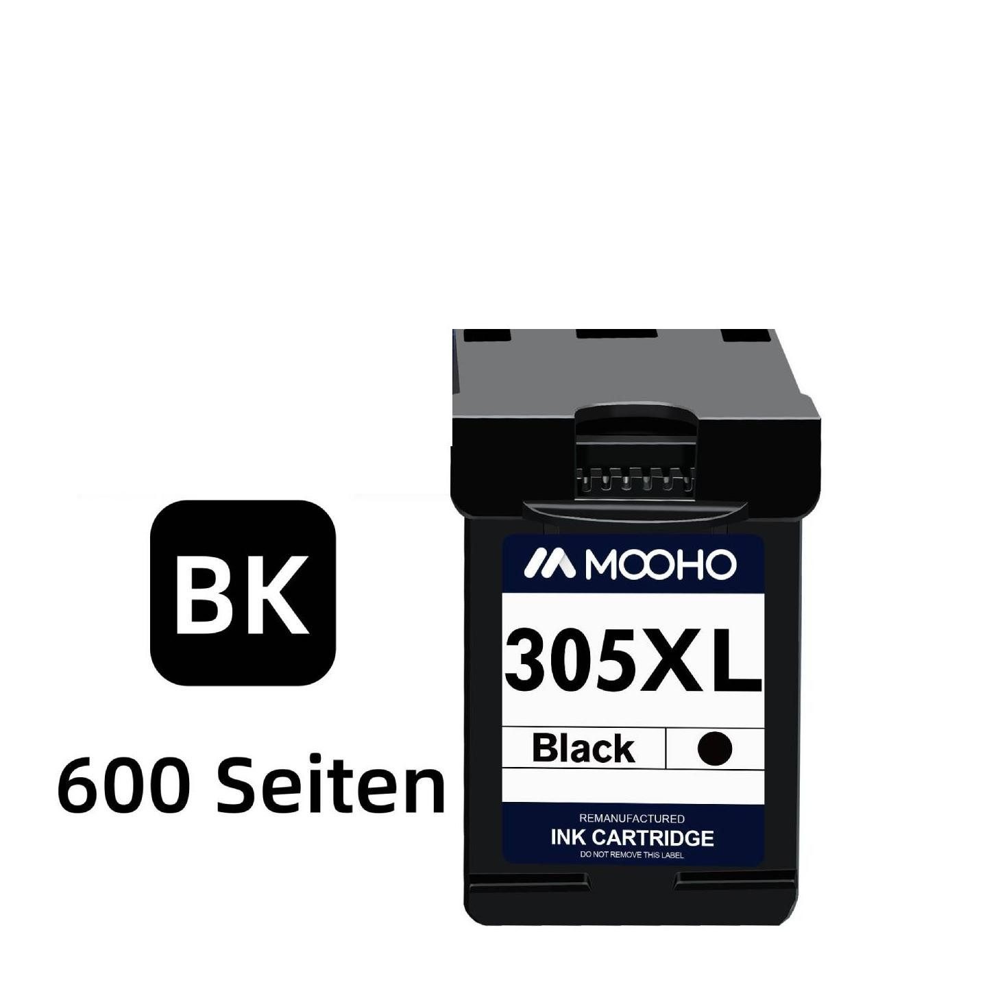 MOOHO 305 XL für HP 305XL Druckerpatronen Multipack Tintenpatrone (ENVY 6000 6020 6030 Deskjet 2720 2710, 1-tlg)