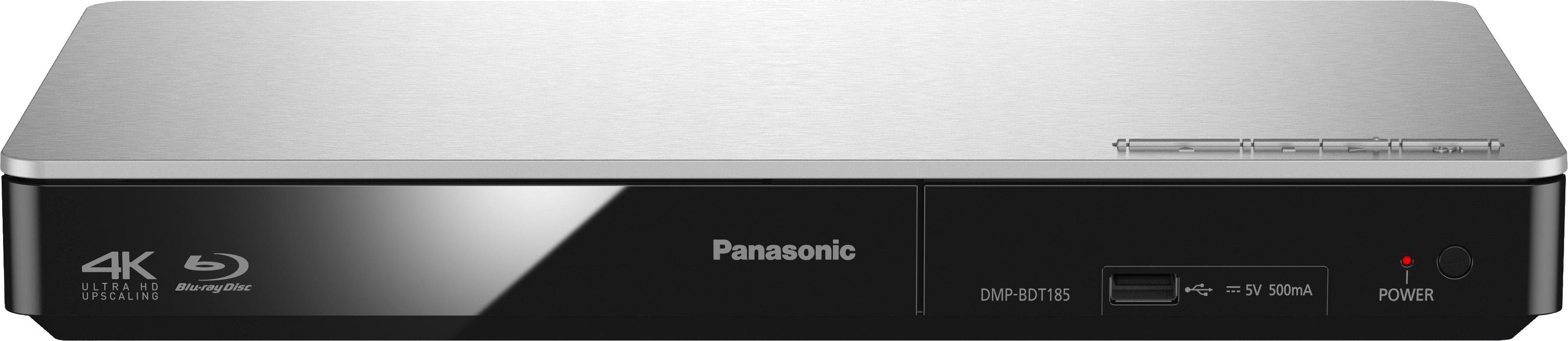 Panasonic DMP-BDT184 (Ethernet), Blu-ray-Player / DMP-BDT185 Schnellstart-Modus) Upscaling, (LAN 4K silberfarben