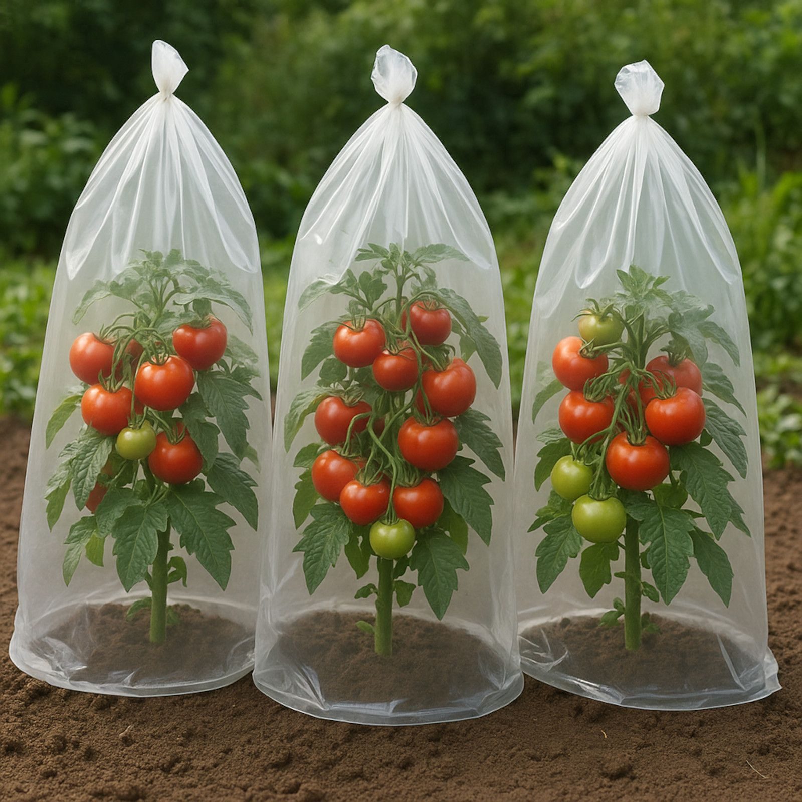 Thumbnail - Grüner Jan Winterschutzhaube Tomaten-Reifehaube Tomatenfolie Reifefolie Schutzhaube ungelocht