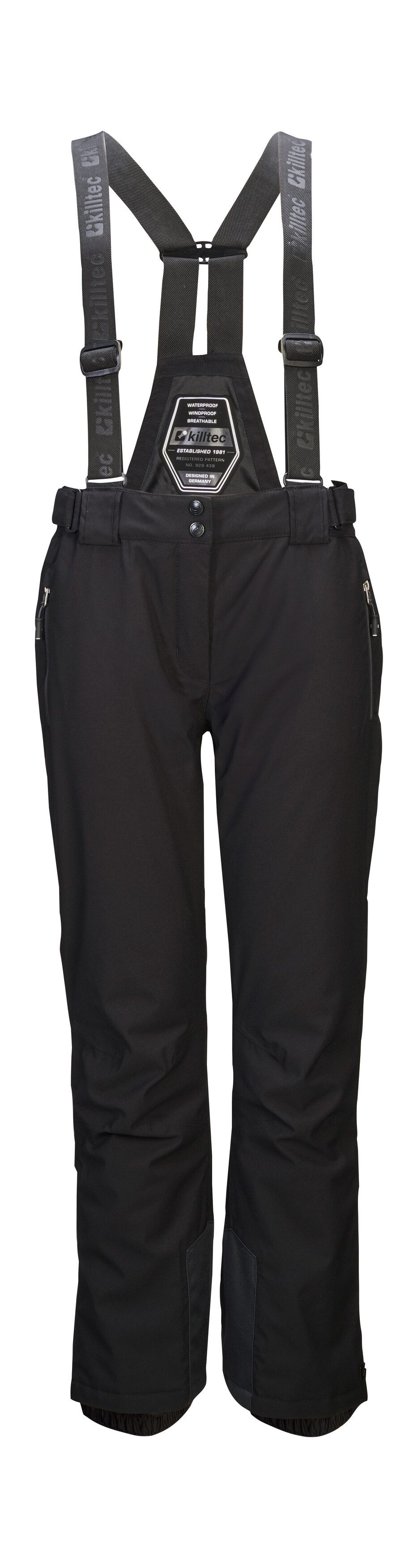 Killtec Skihose Laraka KG Atmungsaktive, wasserdichte Skihose mit abnehmbarem Latz.