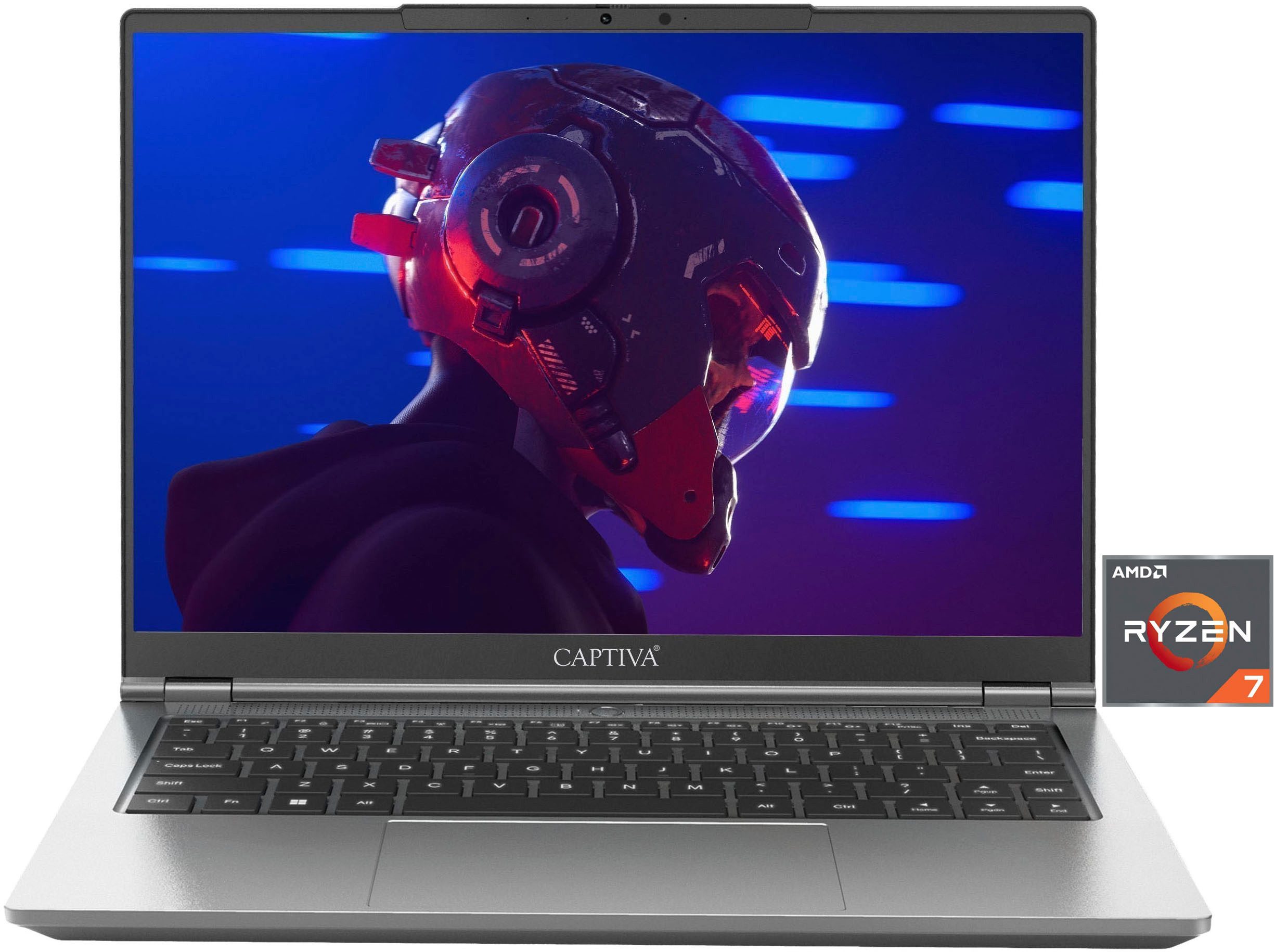 CAPTIVA Business/Office I10-1351GE Business-Notebook (35,6 cm/14 Zoll, AMD Ryzen 7 255, Radeon 780M, 32 GB, 1000 GB SSD)