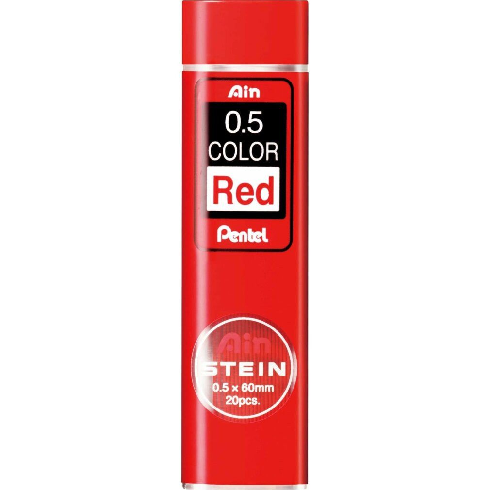 PENTEL Bleistift 20 Ain STEIN C275-RD Bleistiftminen rot 0,5 mm