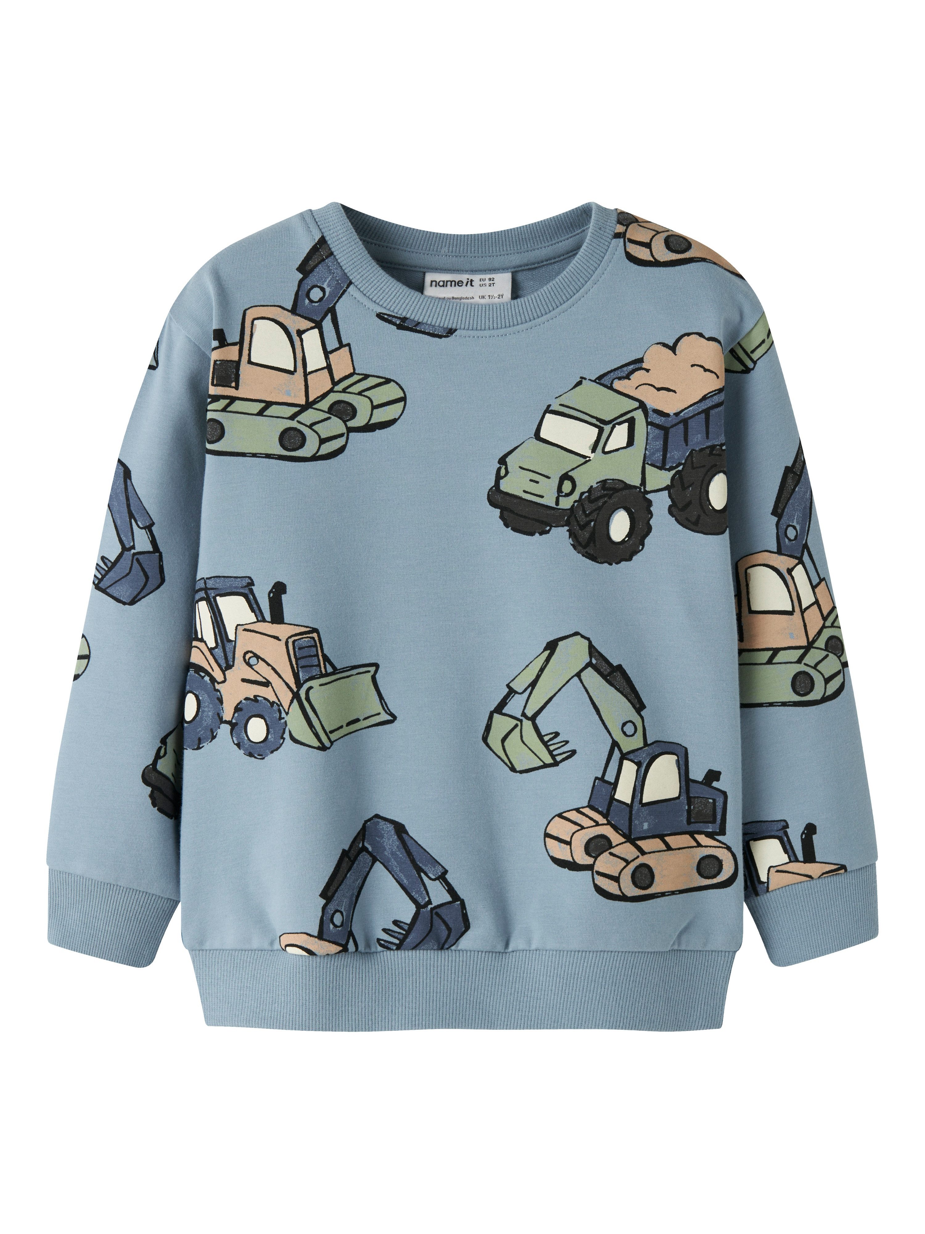 Name It Sweatshirt NMMKARK LS NREG SWEAT UNB BOX Baumwollmischung, regular fit