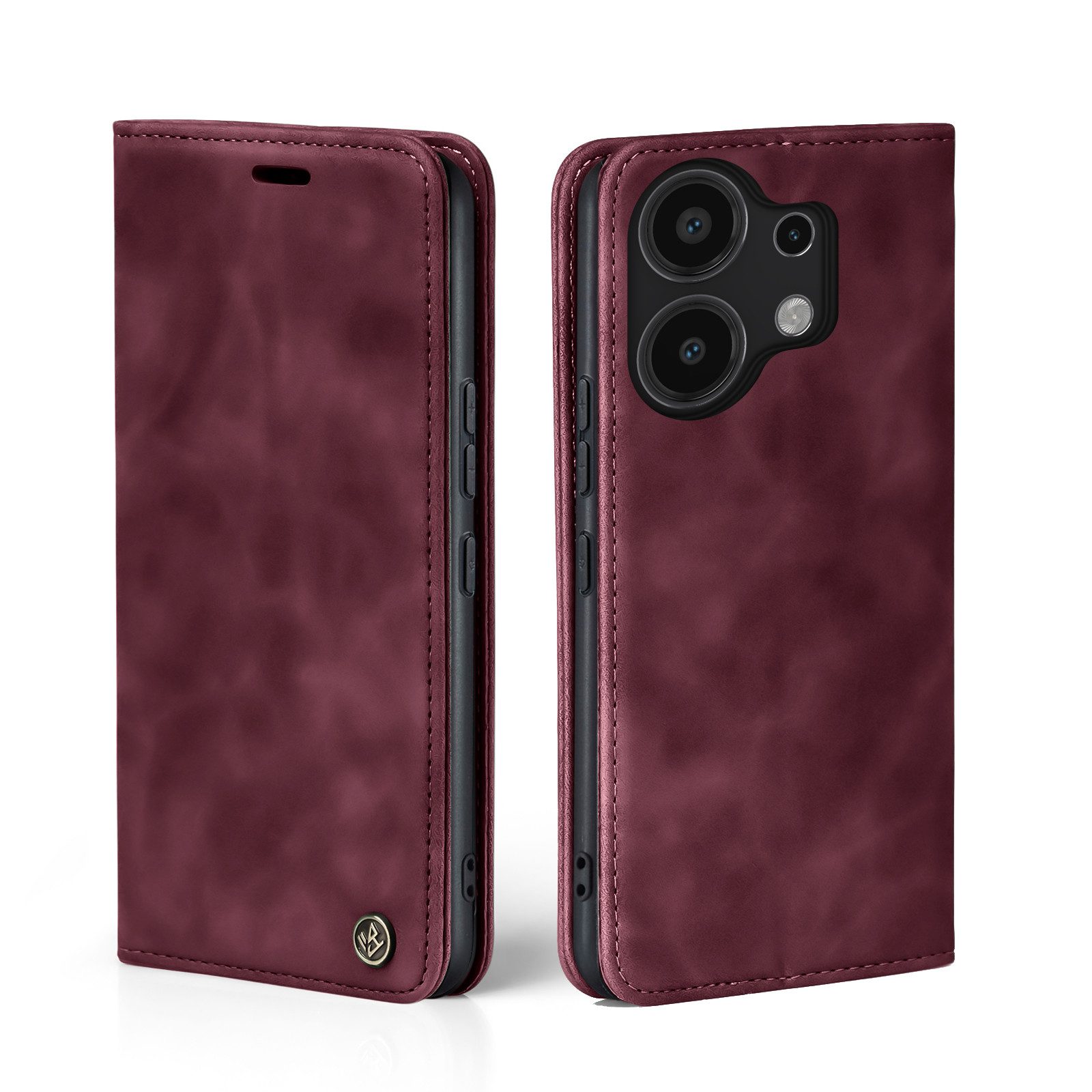 Tec-Expert Handyhülle Tasche Hülle für Xiaomi Redmi Note 13 Pro 6.67 Zoll, 6.67, Cover Klapphülle Case mit Kartenfach Fliphülle aufstellbar
