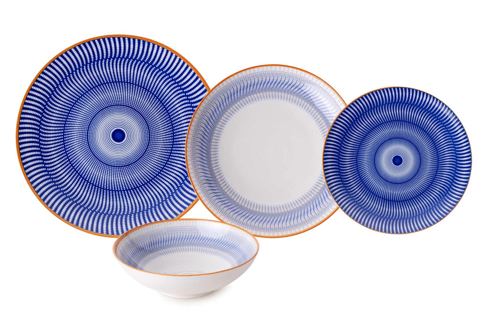 Hermia Concept Teller-Set 100% PORCELAIN P1359 (24-tlg)