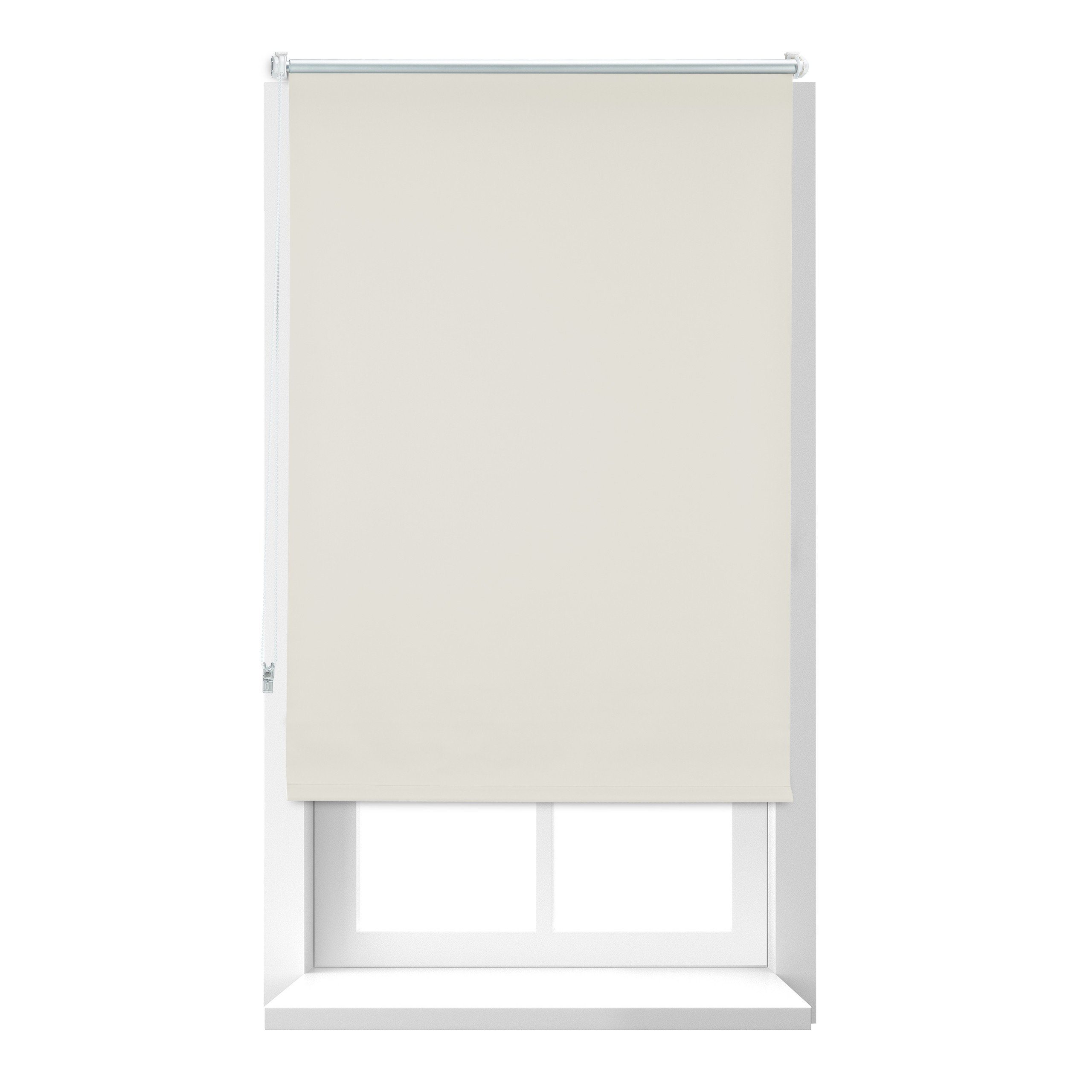 Verdunklungsrollo 1 Thermorollo x 70 beige cm, x 160 relaxdays