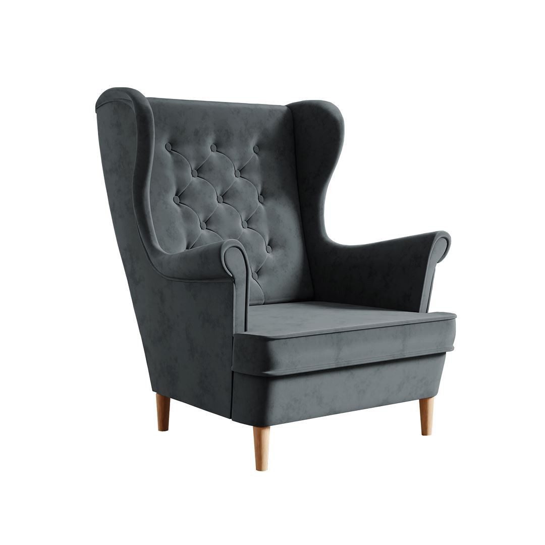 Beautysofa Sessel Falco III (stilvoll Polstersessel in skandinavisches Stil)