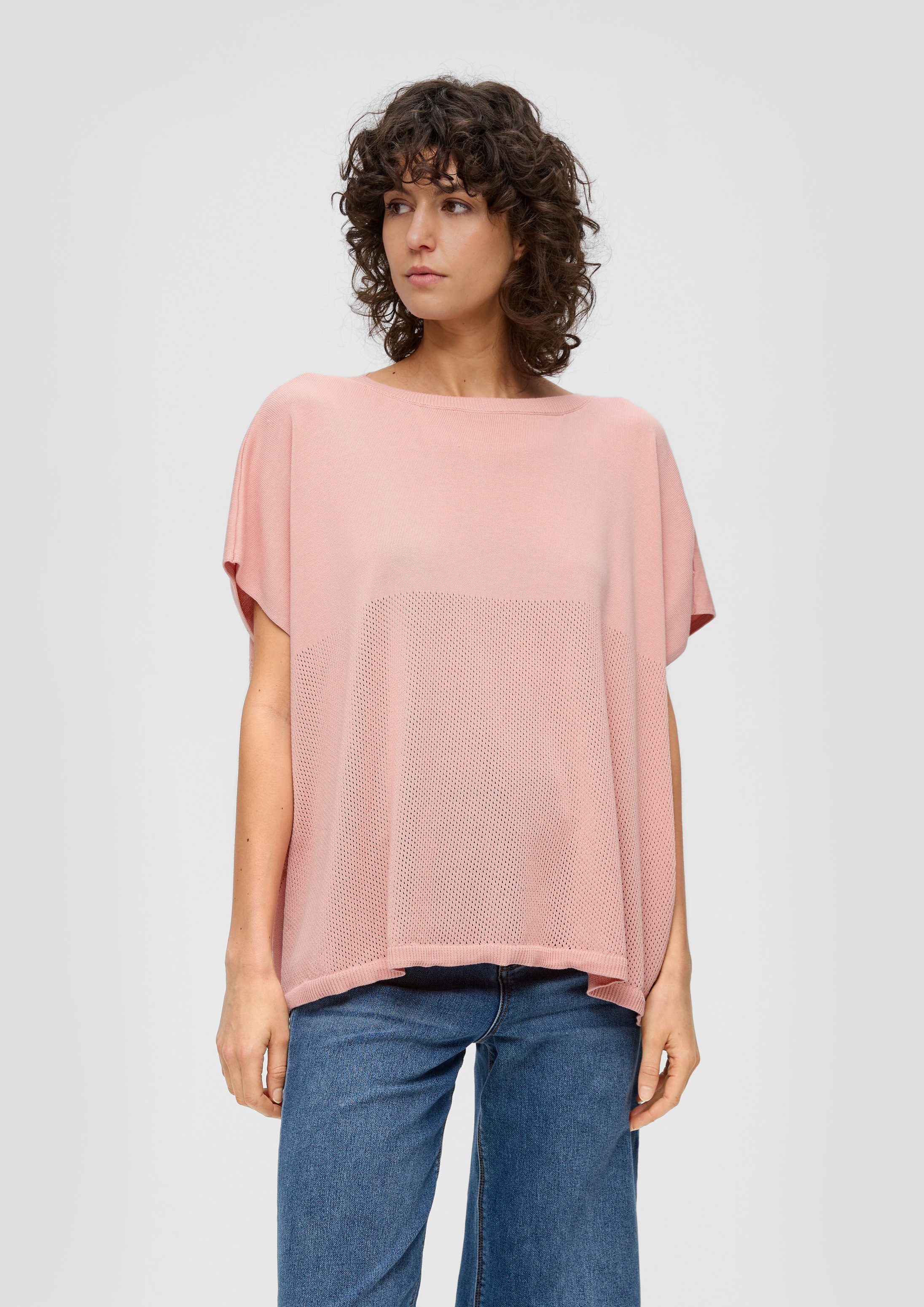 s.Oliver Poncho Indoor-Poncho Poncho aus Viskosemix