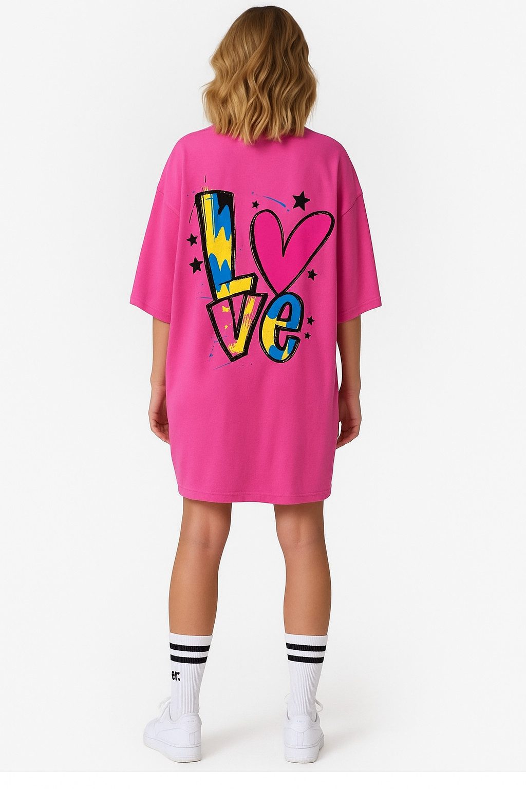 Worldclassca T-Shirt Worldclassca Oversized LOVE Print günstig online kaufen