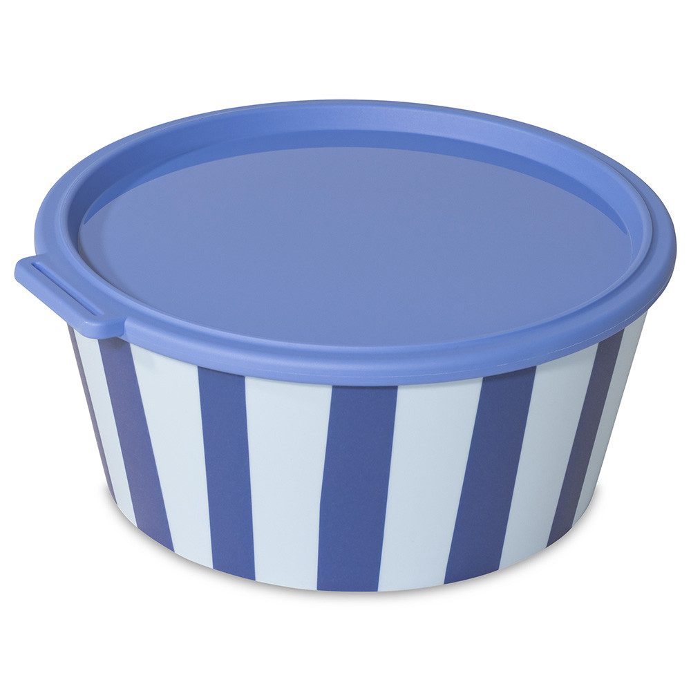 KOZIOL Aufbewahrungsschüssel NORA BOX 2,2l STRIPES Schale 2,2l mit Deckel, Kunststoff, (1-tlg)
