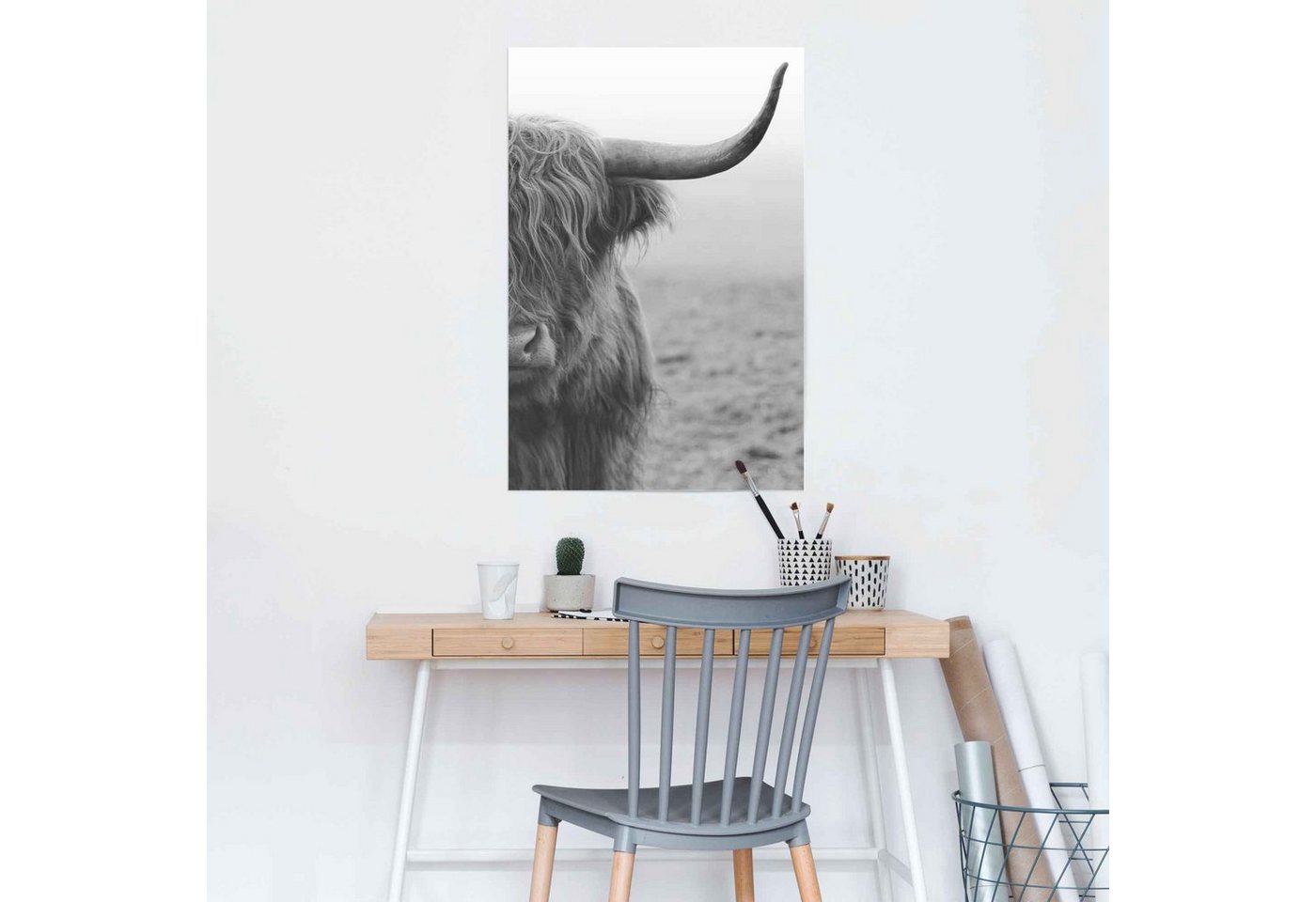 Reinders! Poster »Poster Highlander Bulle«, Kuh (1 Stück)-kaufen