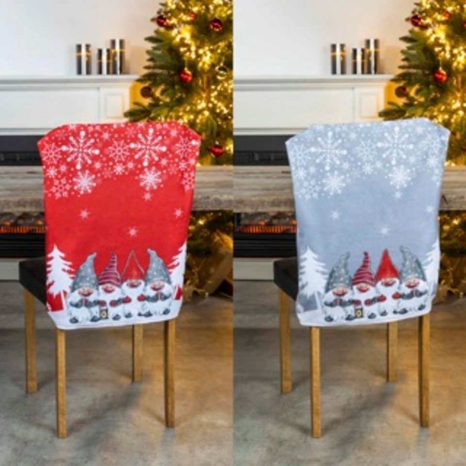 HI Stuhlhusse Stuhlhusse im Weihnachtsdesign ca. 57 x 47 cm