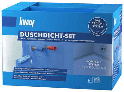 KNAUF Wandfliese KNAUF Latex Bodenfliese Knauf Duschdicht-Set, Blau