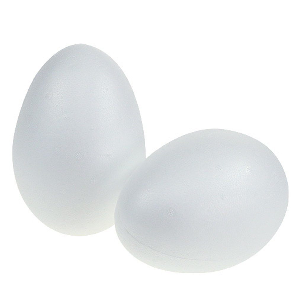 Florists Products Osterei Styroporeier 15cm 5er Set - Ideal für Basteln, Osternest, 5 Stück
