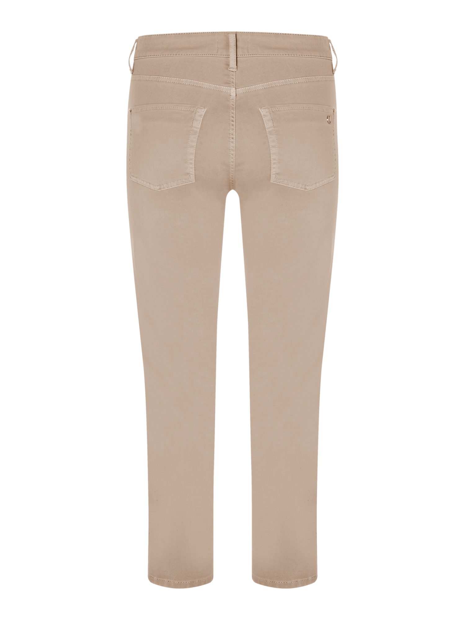 Cambio Stretch-Hose natur, Casual, Baumwolle, Unifarben, Regular Fit, Mittel