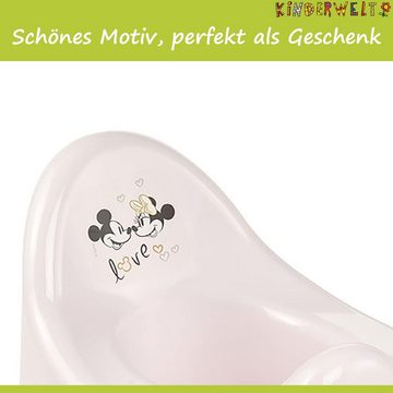 KiNDERWELT Töpfchen Töpfchen Disney Minni Maus pastellrosa für Babys und Kinder stabiler, (1-tlg)