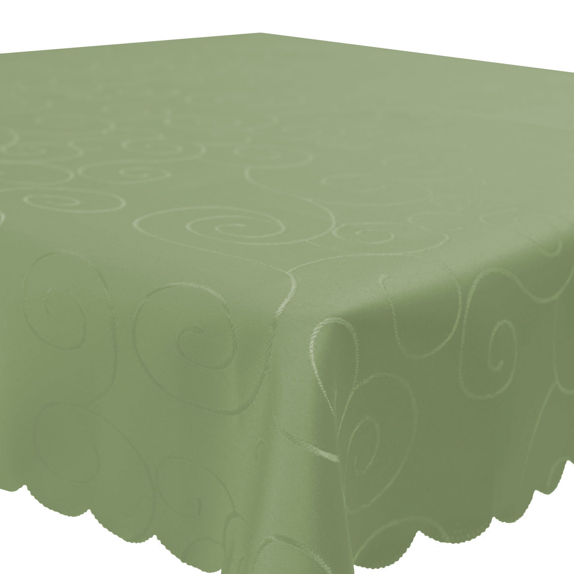 Haus und Deko Tischdecke Tischdecke Damast Ornamente eckig Circle Struktur günstig online kaufen