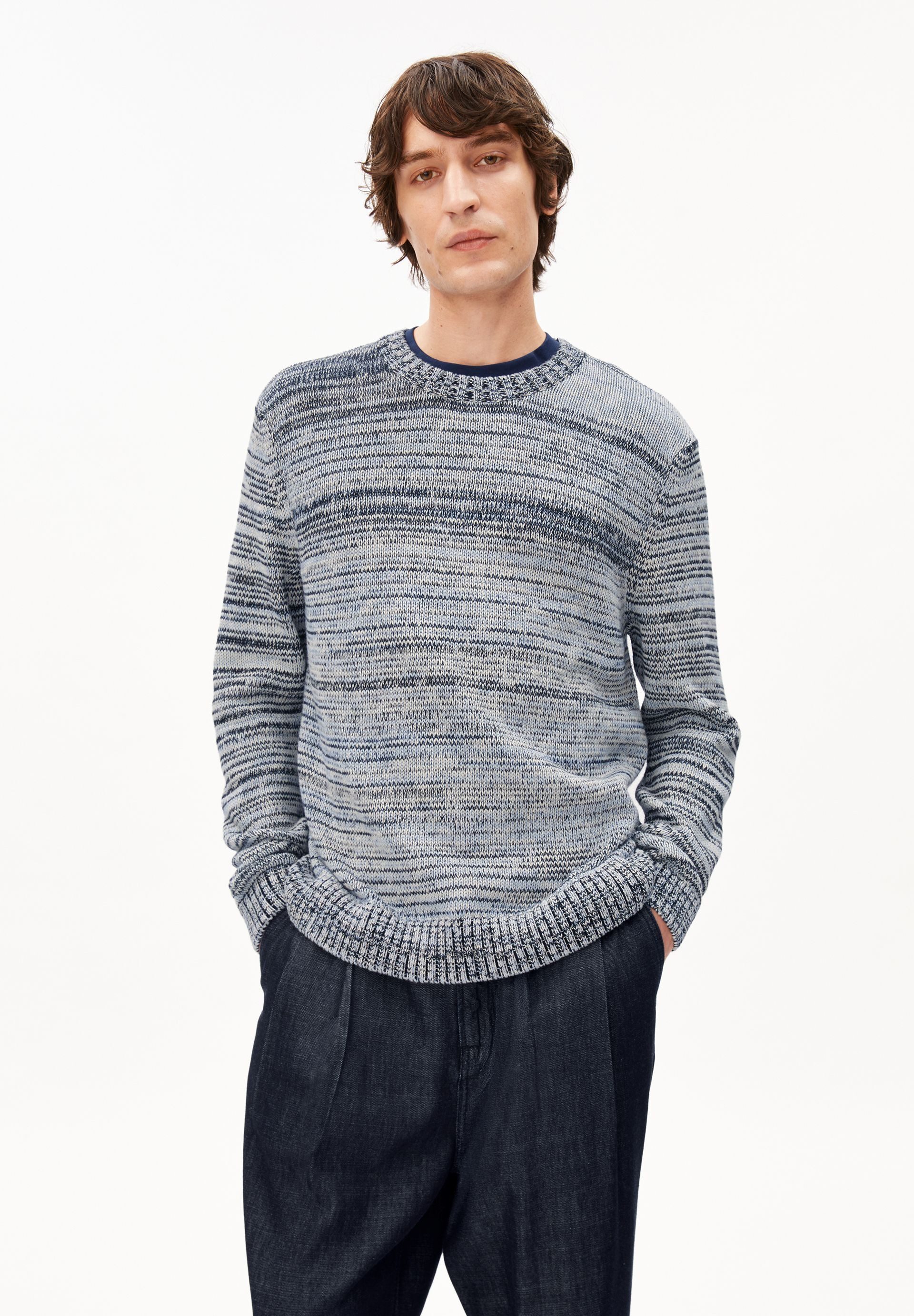 Armedangels Strickpullover YARNMIX Pullover aus Bio-Baumwolle Regular Fit
