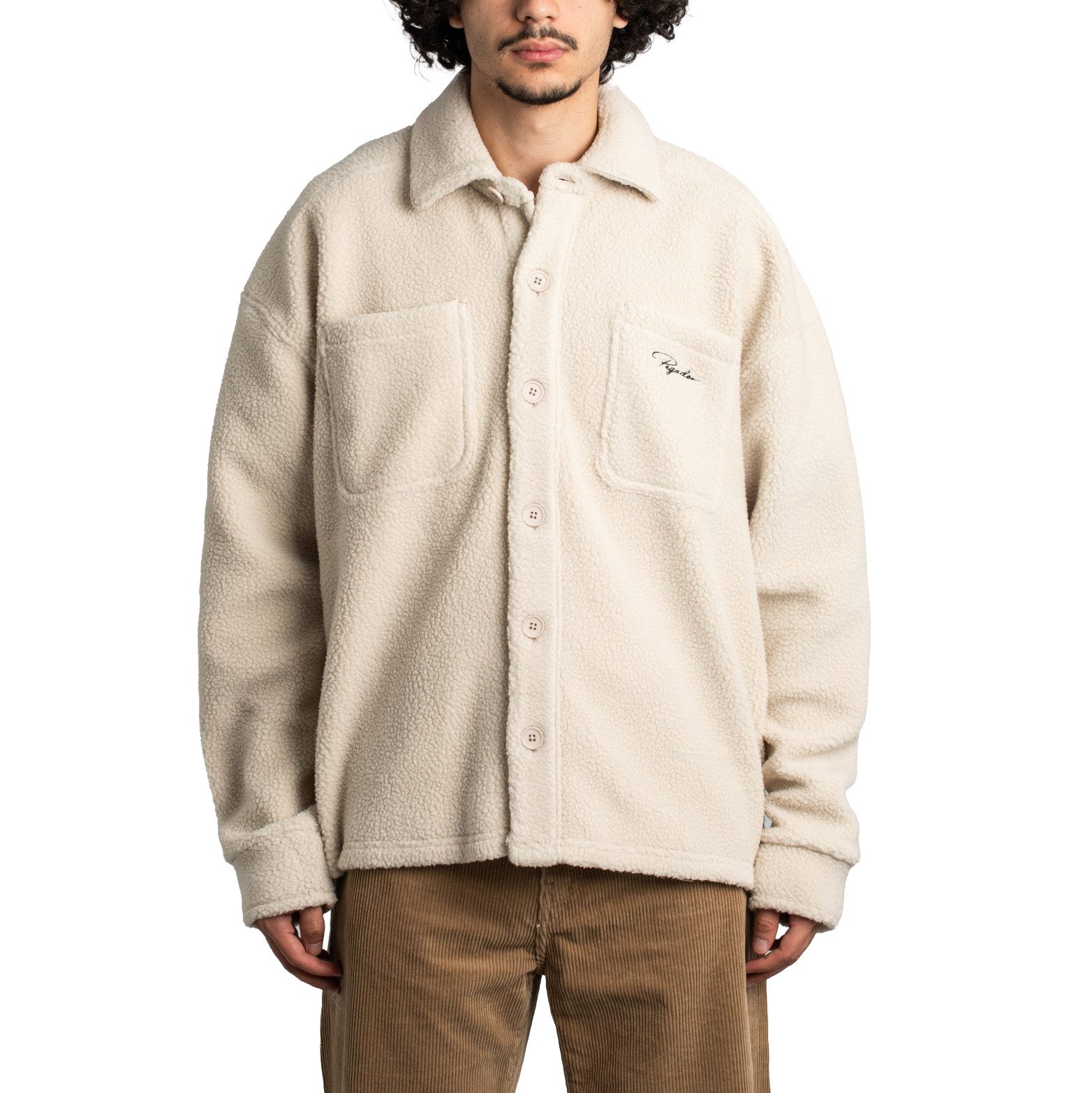 PEGADOR Langarmhemd Pegador Signar Fleece Overshirt