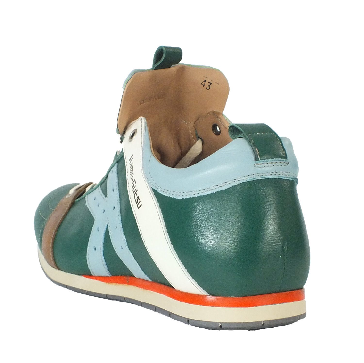 Kamo-Gutsu Herren Leder Sneaker Sneaker Wechselfussbett