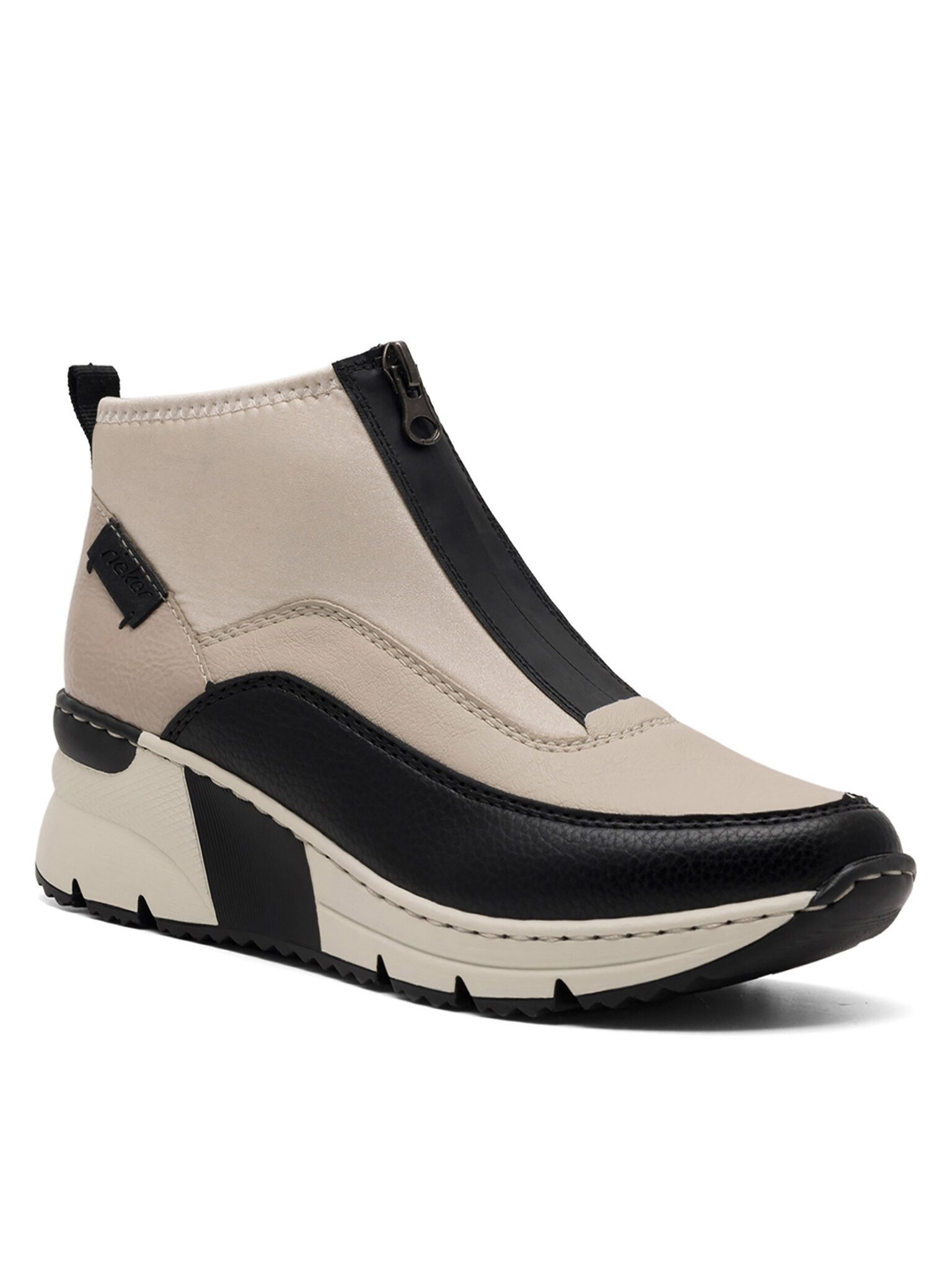 Rieker Rieker Stiefeletten Damen N6352-60 Beige Stiefelette günstig online kaufen