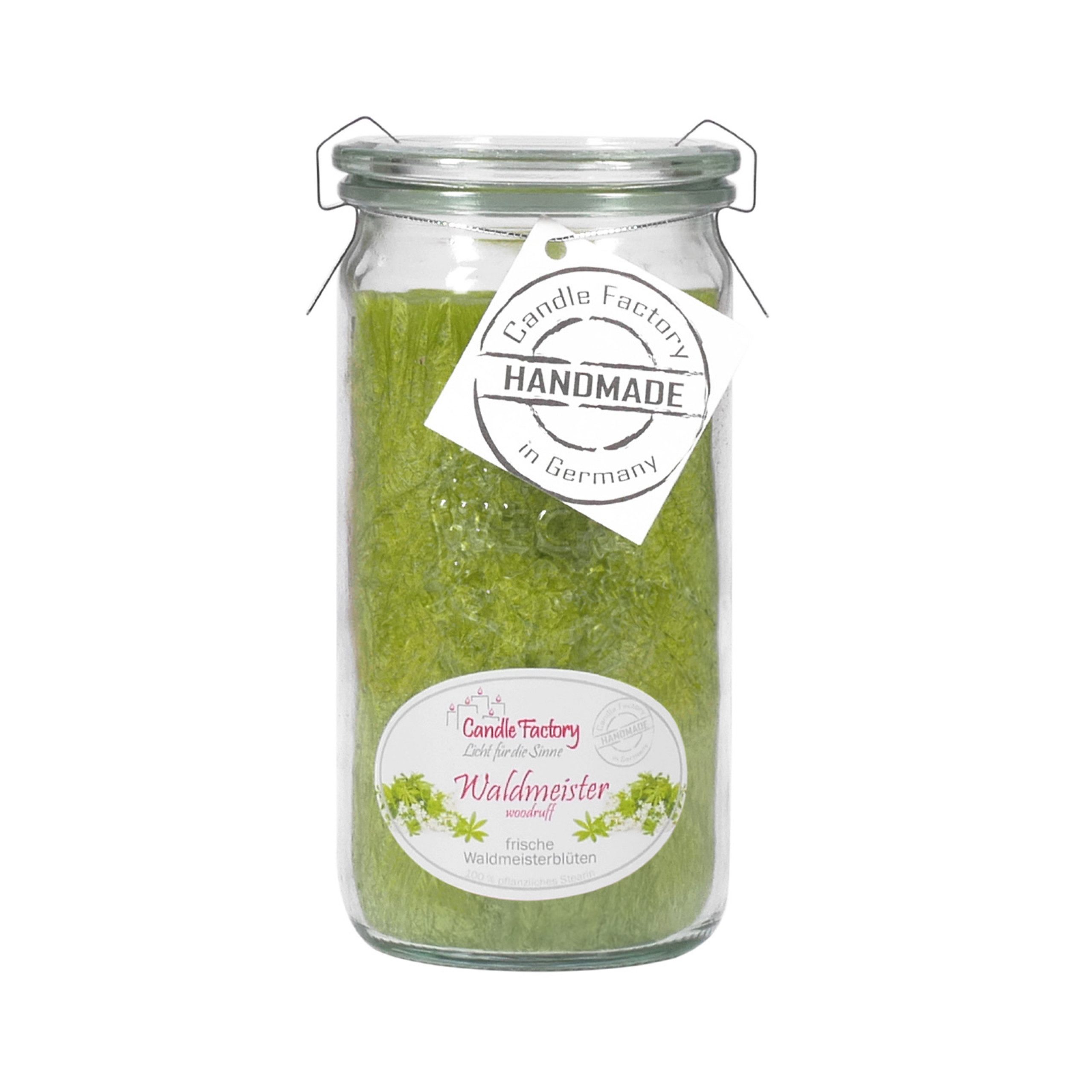 Candle Factory Duftkerze Candle Factory Mini Jumbo Waldmeister Duftkerze Dekokerze 307158