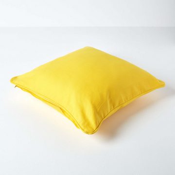 Kissenbezüge Gelber Kissenbezug aus Baumwolle, 30 x 30 cm, Homescapes