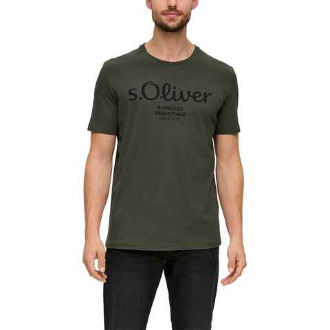 s.Oliver T-Shirt aus atmungsaktiver Baumwolle