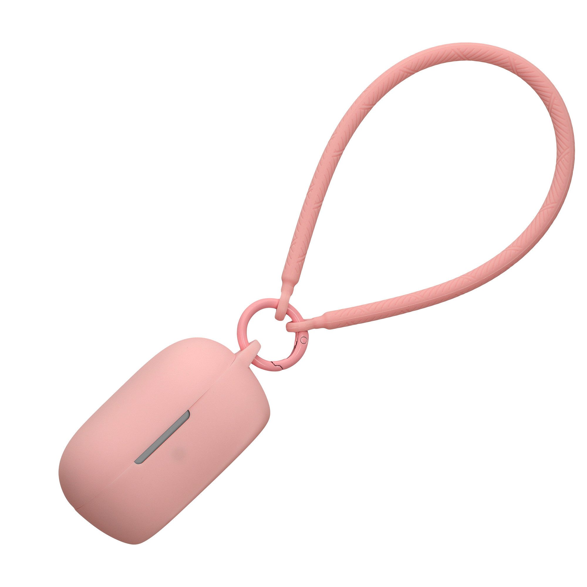kwmobile Kopfhörer-Schutzhülle Hülle für Bose QuietComfort Earbuds Kopfhörer, Silikon Schutzhülle Etui Case Cover - mit Handschlaufe