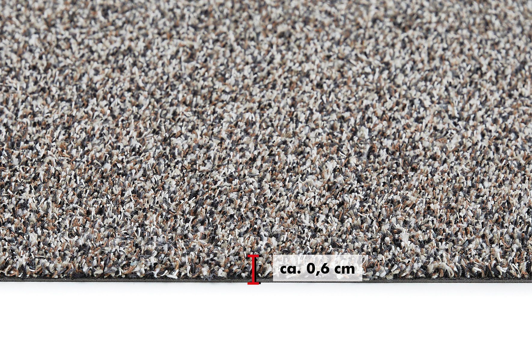Fußmatte Samson, Andiamo, Set, granit 67/180 & Maße: cm, rechteckig, waschbar cm 6 Schmutzfangmatte, 60/100 Höhe: 2er mm