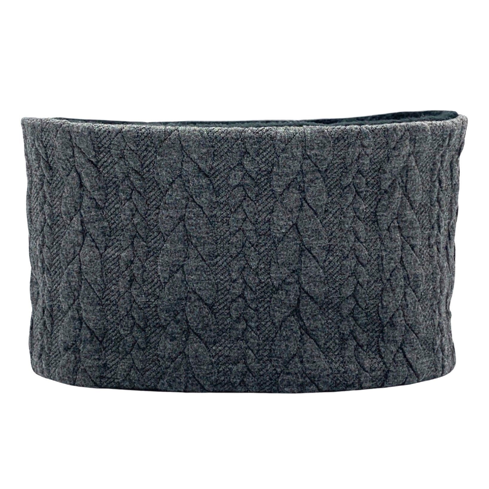 nadycat Beanie ZOPF & STYLE anthrazit (2-St., Beanie mit passendem Loop) handgefertigt aus der Lausitz