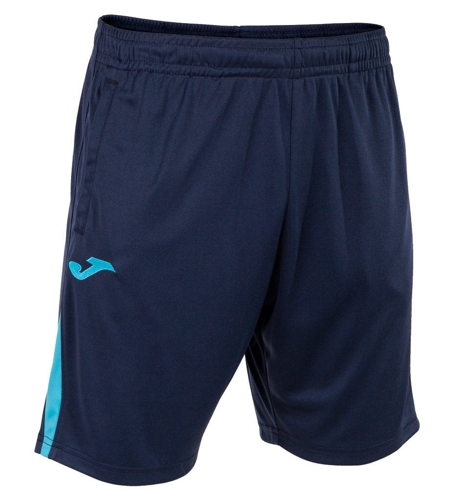 Joma Sporthose Bermuda Championship VII (100% Polyester) kurz marineblau/türkis