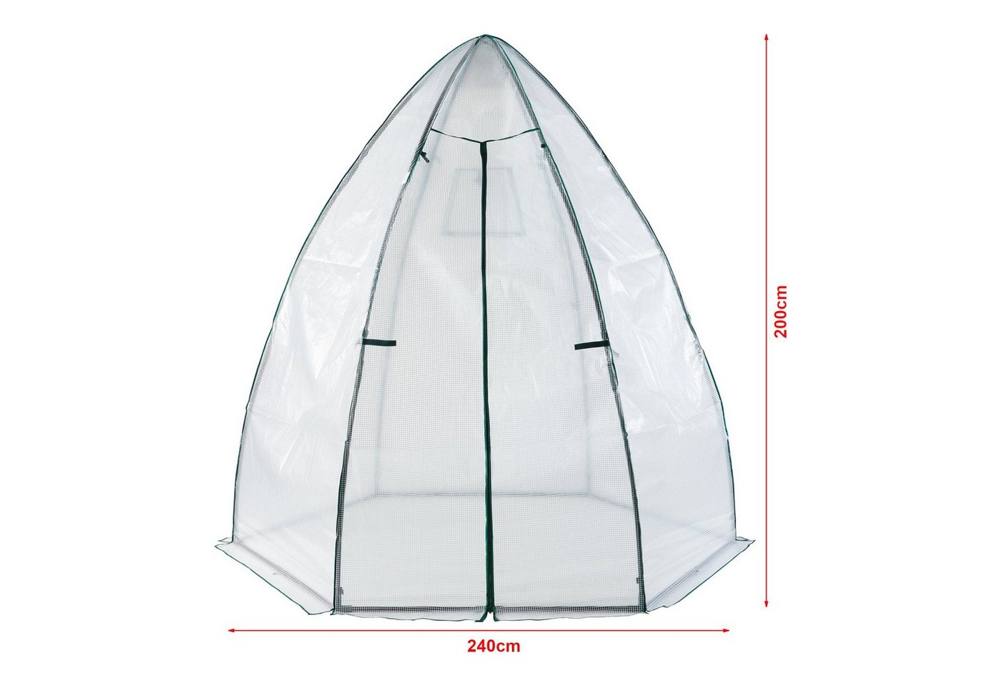 en.casa Foliengewächshaus, »Hunze« Ge... en.casa Foliengewächshaus, »Hunze« Ge...