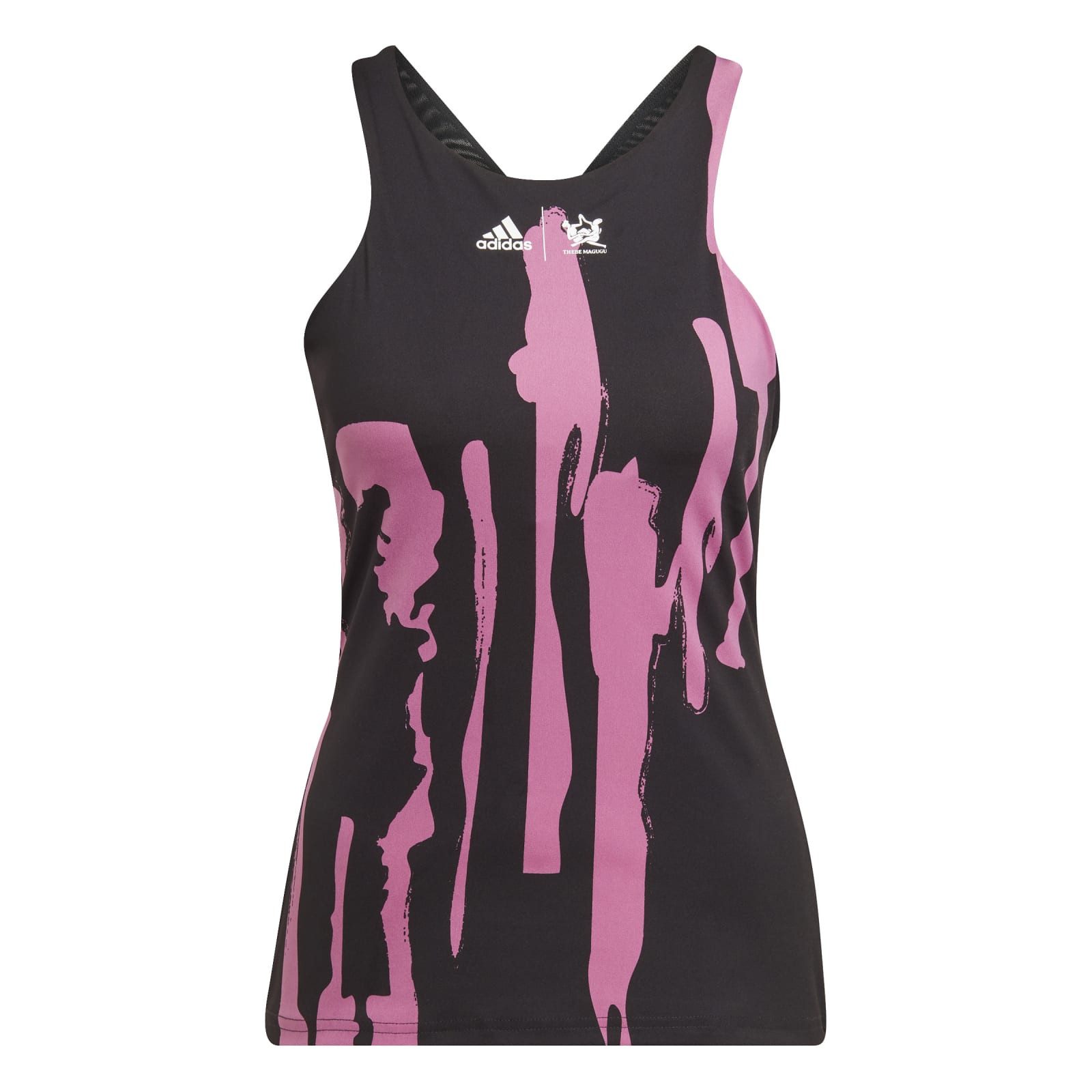 adidas Performance Tanktop Tennis-Tank New York (schmal, Thebe Magugu Logo) schwarz Damen
