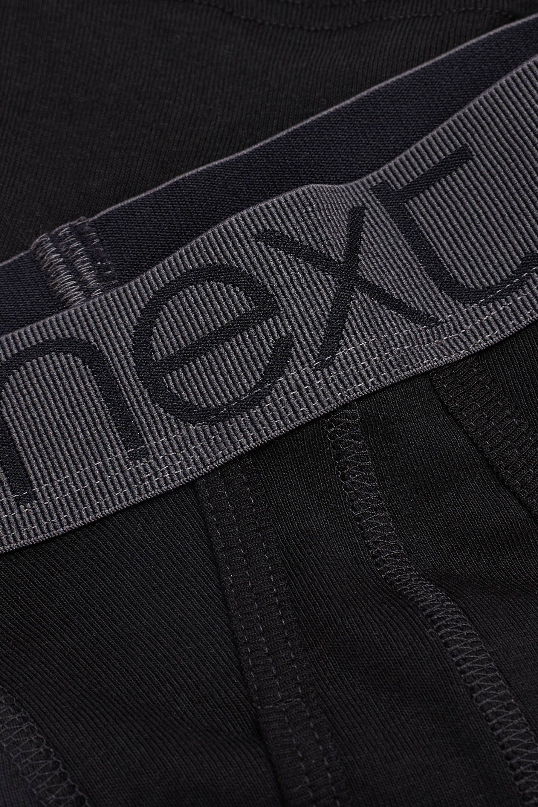 (4-St) 4er-Pack Baumwolle, Unterhosen Next aus reiner Black Boxershorts