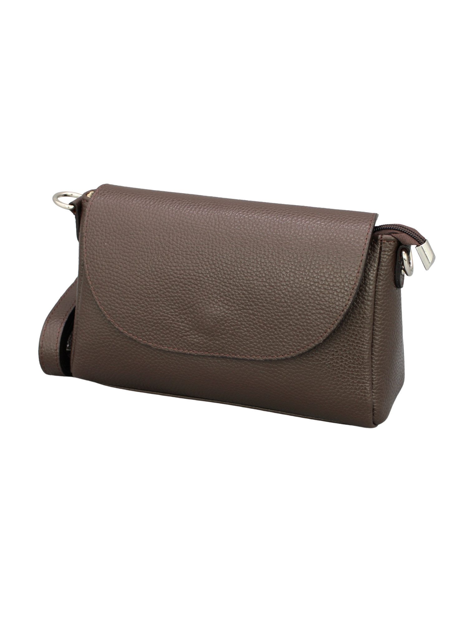 Adel Bags Schultertasche Jana – Leder Crossbody Tasche mit 2 Riemen, Magnet- & Reißverschluss, 9 Farbvarianten