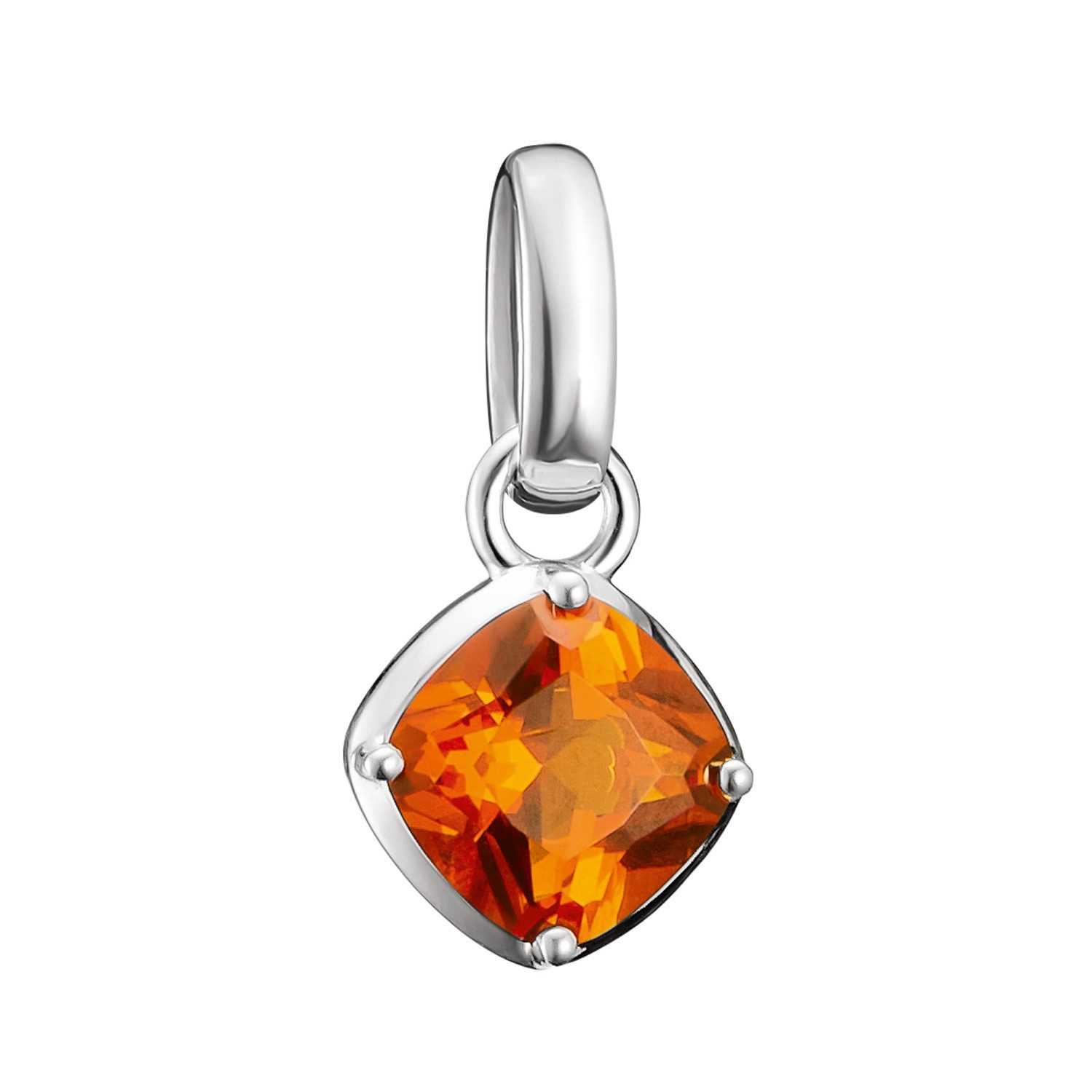 THOMAS SABO Charm-Einhänger Charm-Orange Connect Silber