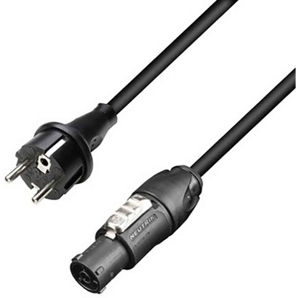 Adam Hall Adam Hall 8101 TCON 0500 Kaltgeräte Anschlusskabel Schwarz 5 m Elektro-Kabel, (500.00 cm)