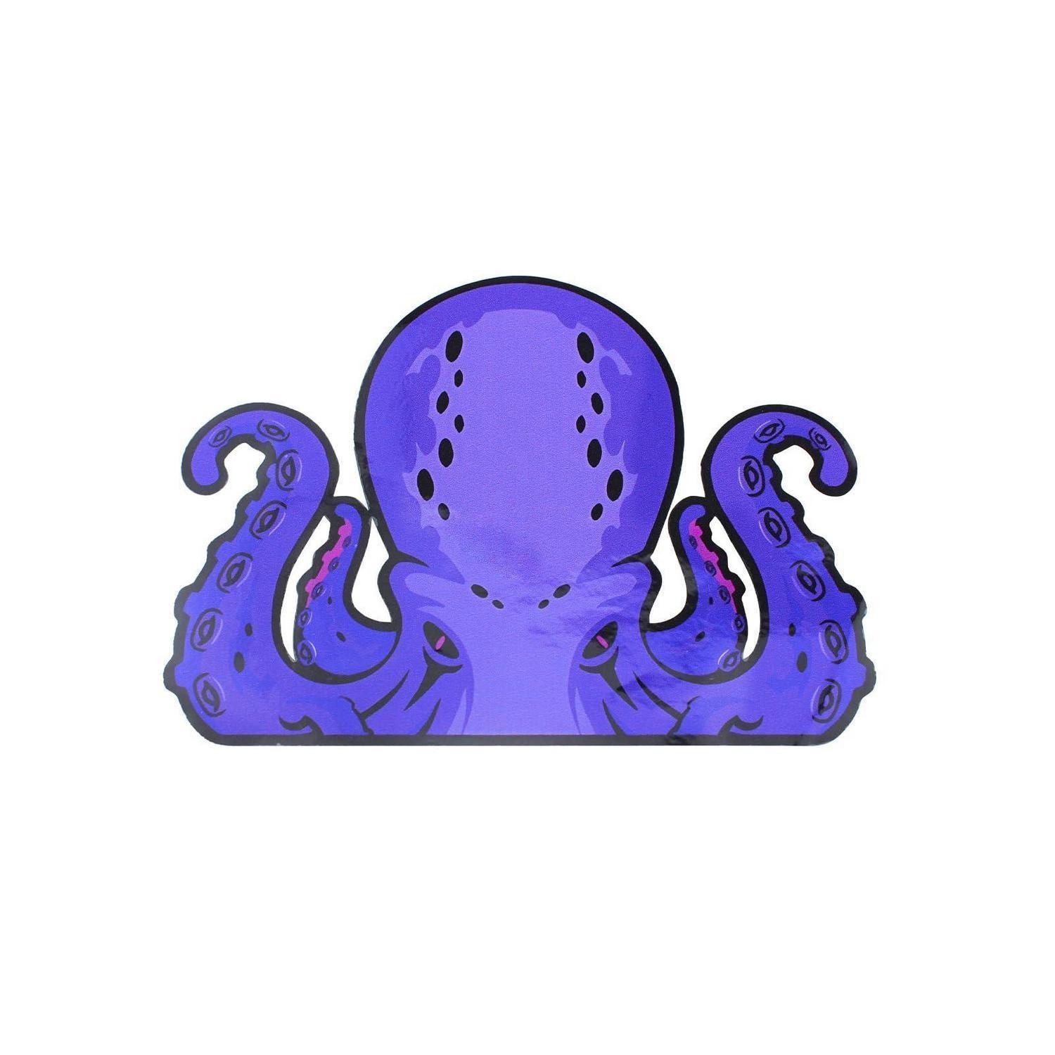 LuxusKollektion Aufkleber Aufkleber Lila Oktopus Fenster PVC Teilweiser Oktopus(1stück, 10cm*7cm)