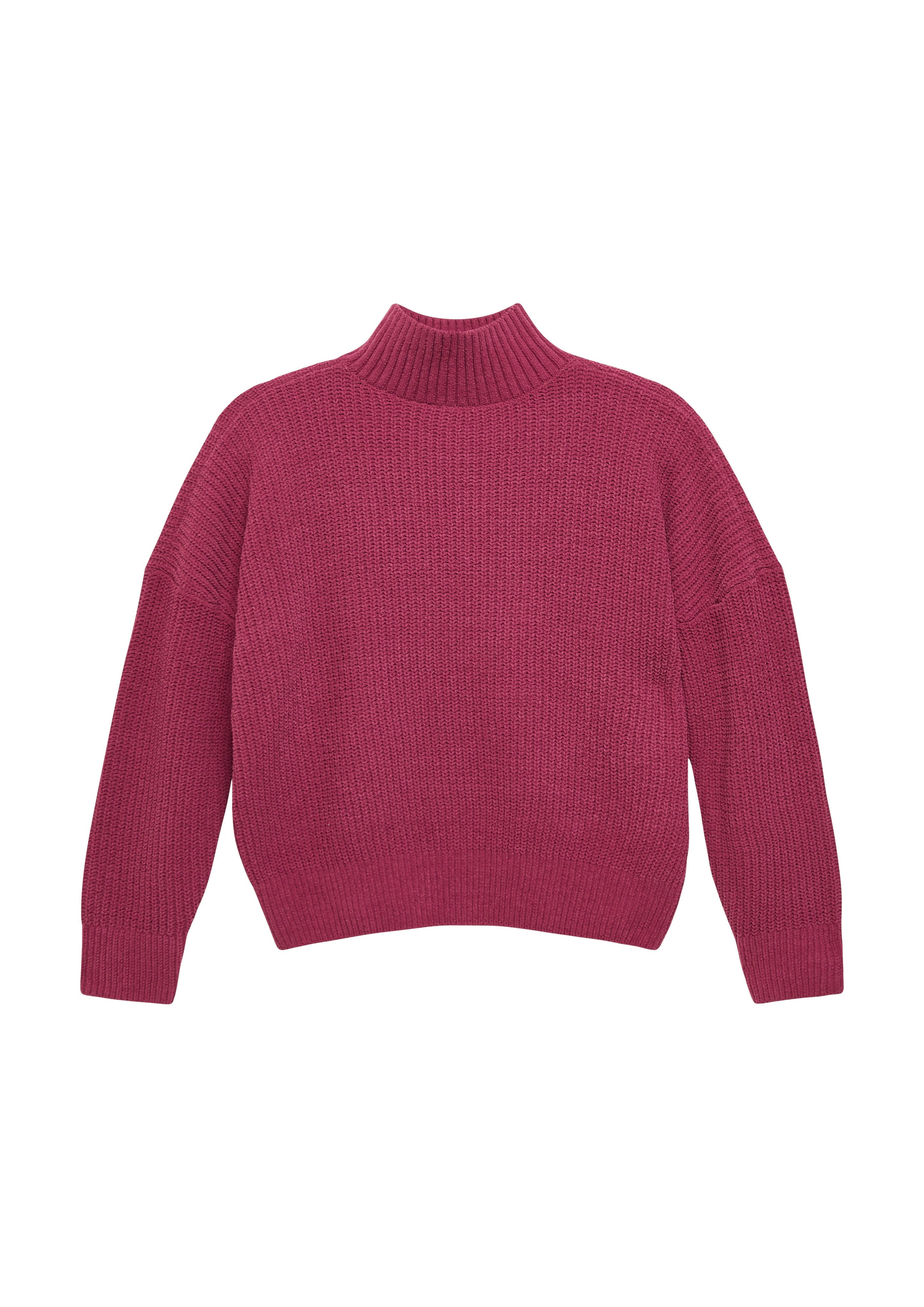 s.Oliver Junior Strickpullover mit Stehkragen