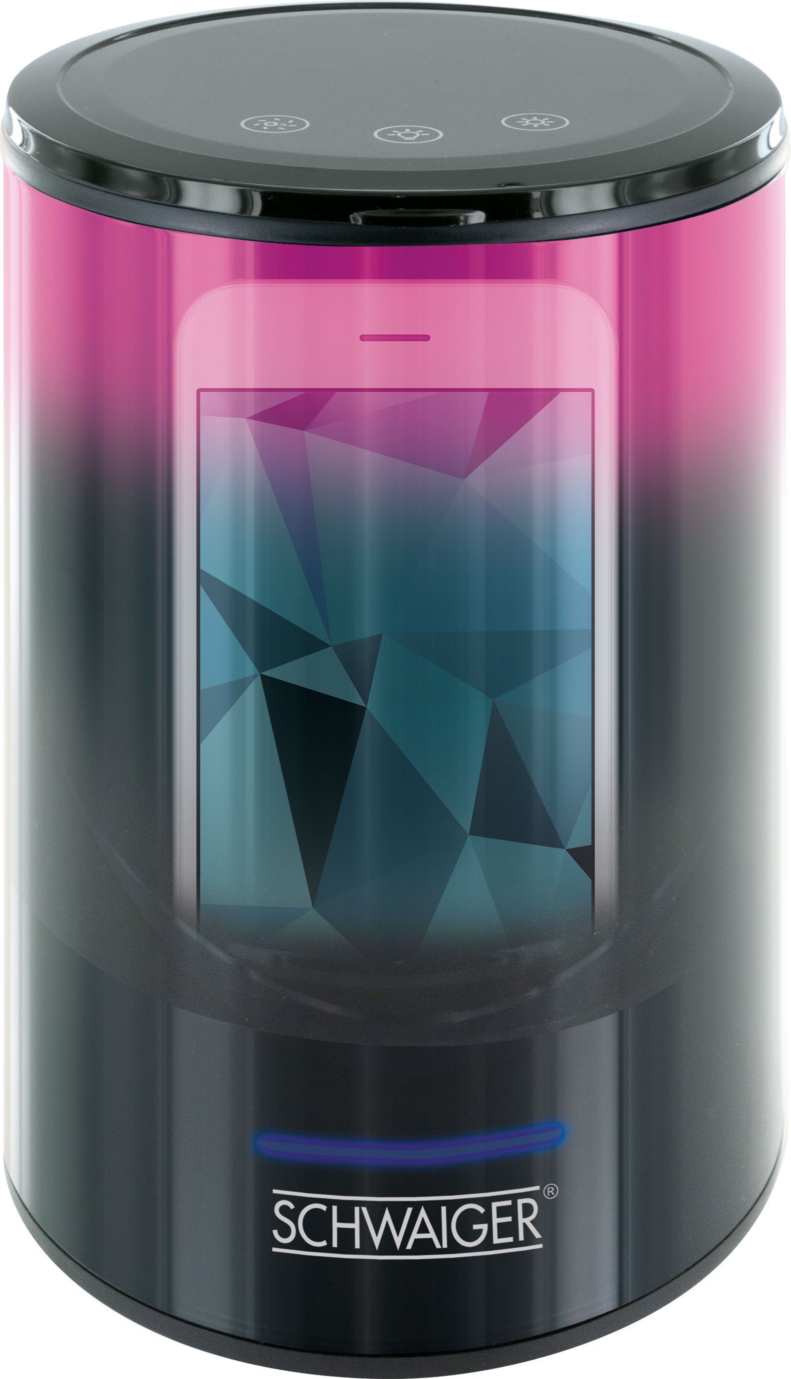 Schwaiger Dampfsterilisator 661989, Ozon Sterilisator, LED Beleuchtung, zum Sterilisieren von Altagsgegenständen