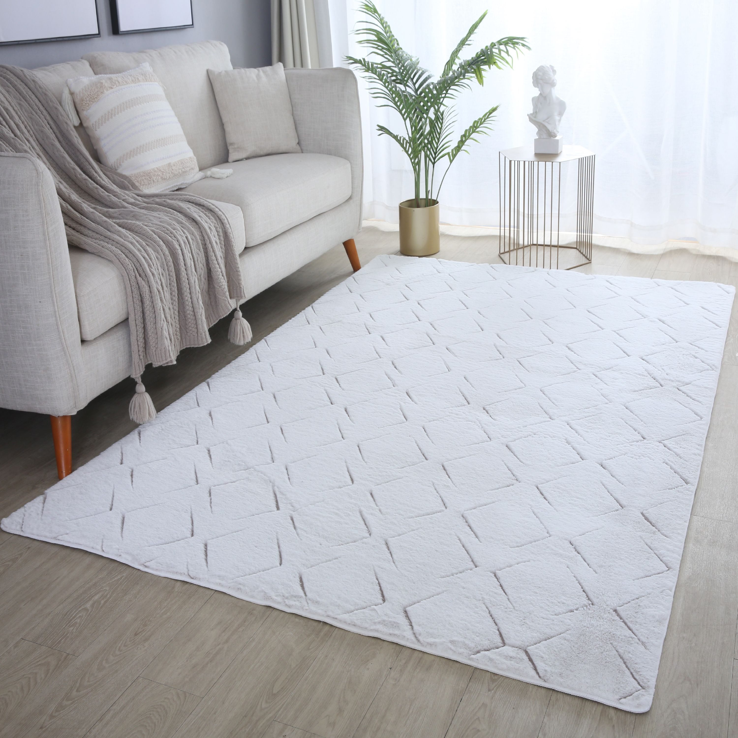 Carpettex Hochflor-Teppich Skandinavisches Design, Läufer, Höhe: günstig online kaufen