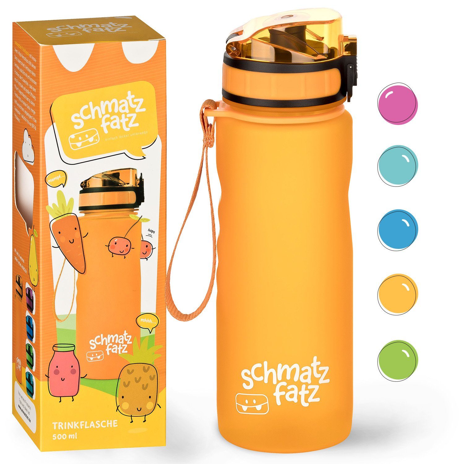 Klarstein Trinkflasche schmatzfatz Trinkflasche